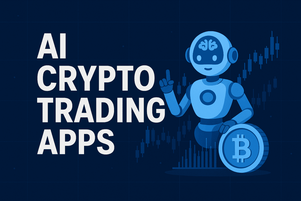 AI crypto trading app dashboard with automated trading bots in 2025