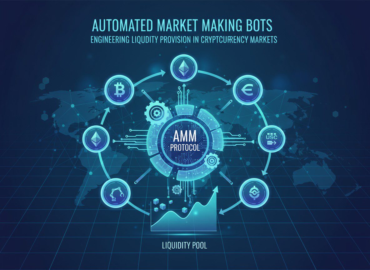Automated market making in cryptocurrency markets